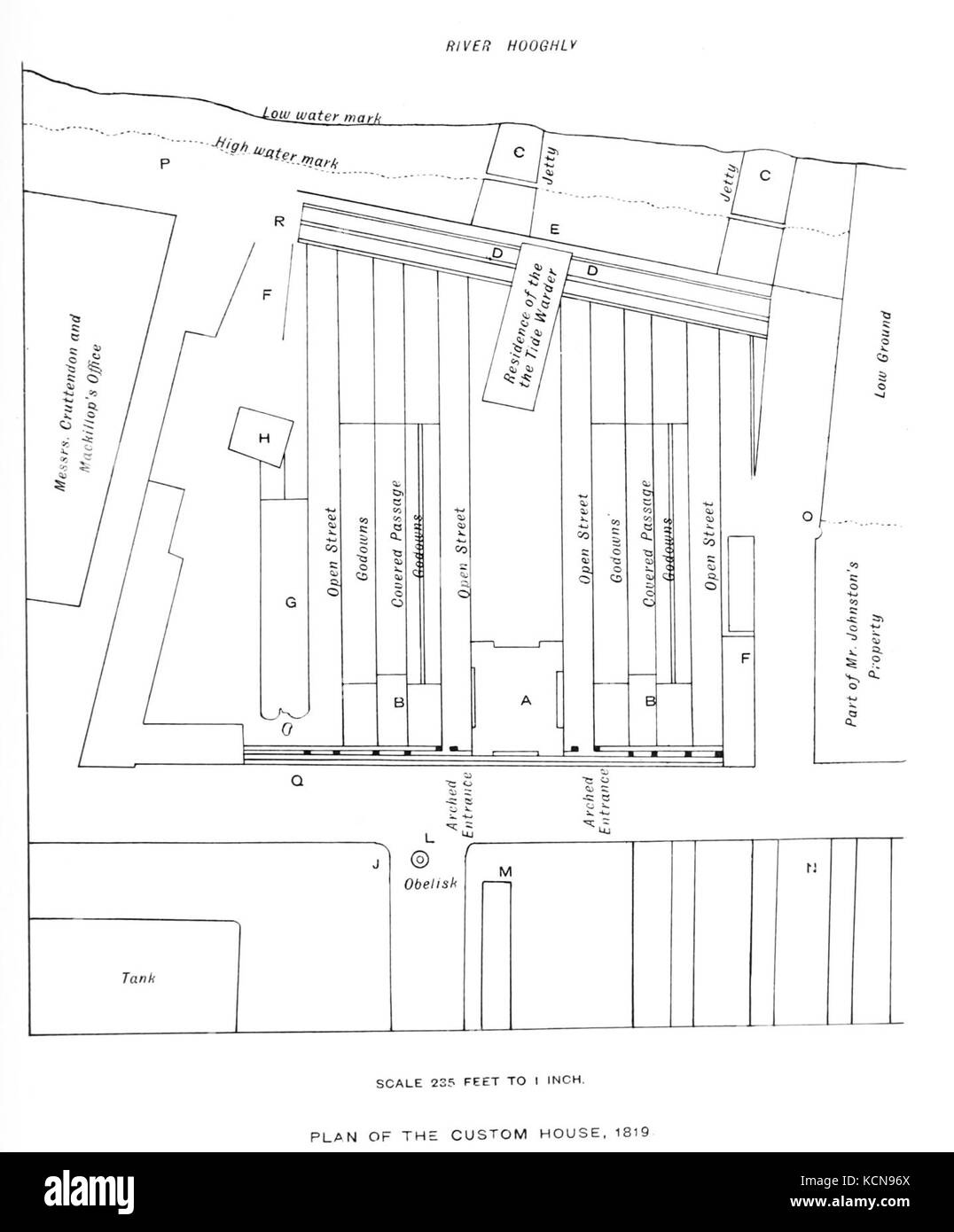 Custom house Fort William Stock Photo Alamy