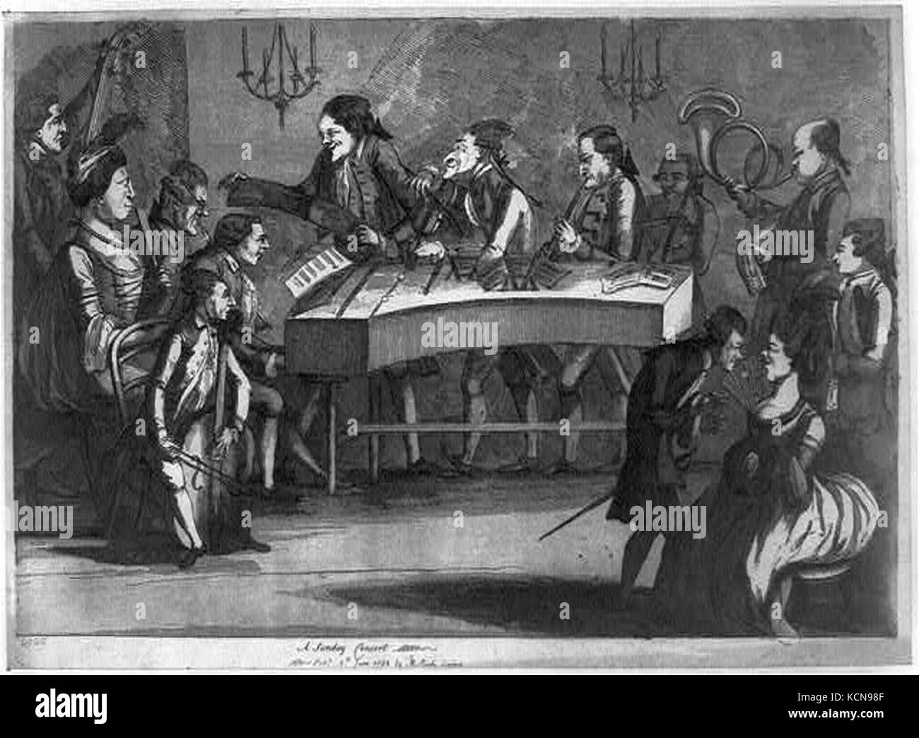 Who Invented Concert Concert series history Black and White Stock Photos & Images - Alamy
