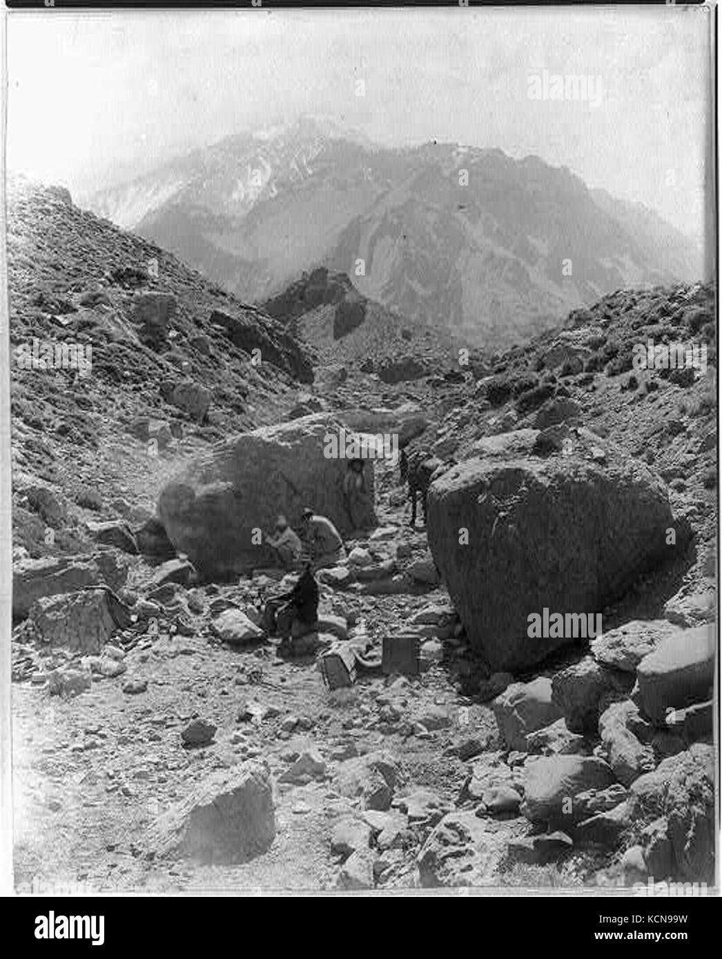 Geography travel argentina landscape Black and White Stock Photos