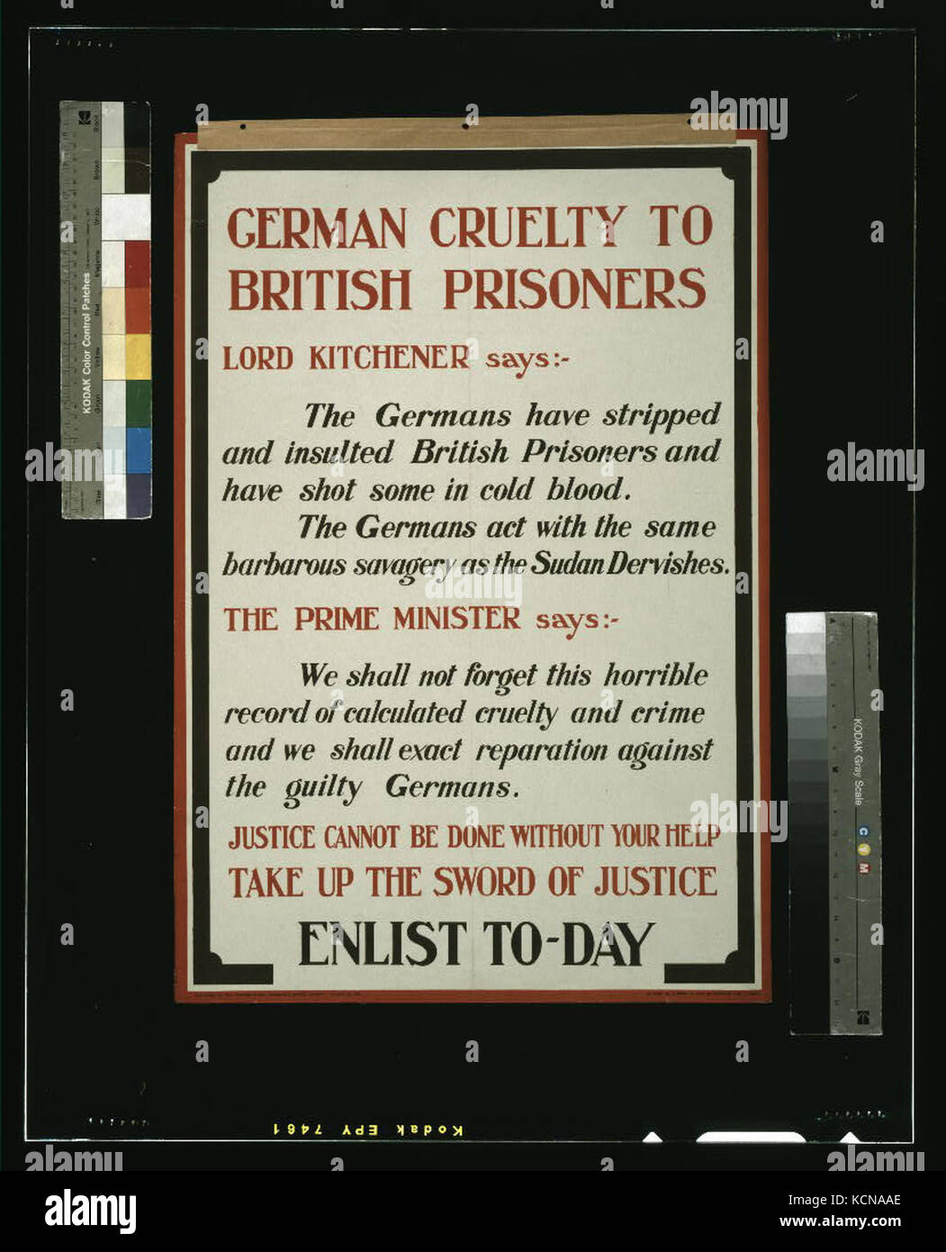 German cruelty to British prisoners. Justice cannot be done without