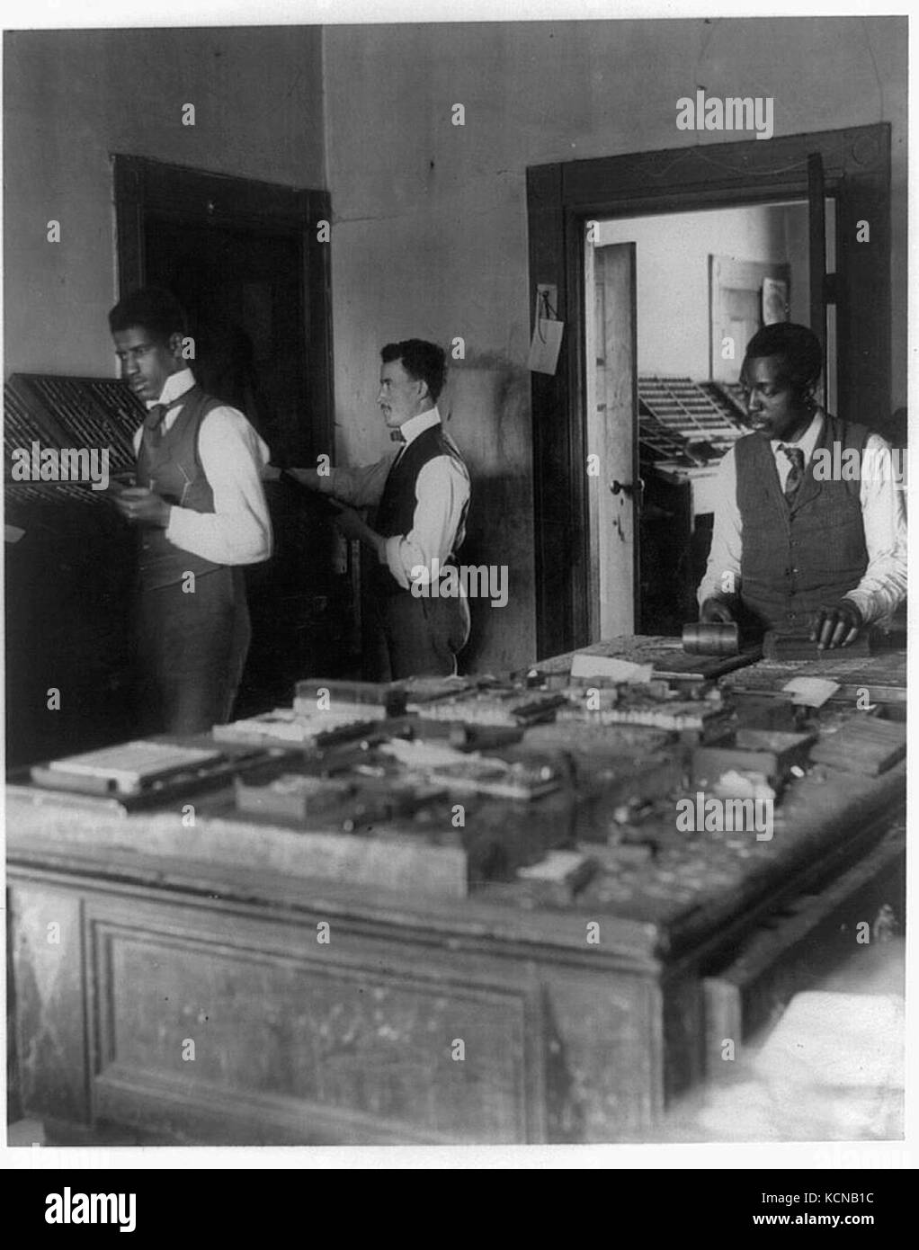 Composing room of the Planet newspaper, Richmond, Virginia LCCN90706965 Stock Photo