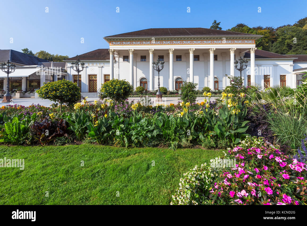 the spa resort and conference complex in the spa town Baden-Baden, Baden-Wuerttemberg, outskirts of Black Forest, Germany Stock Photo