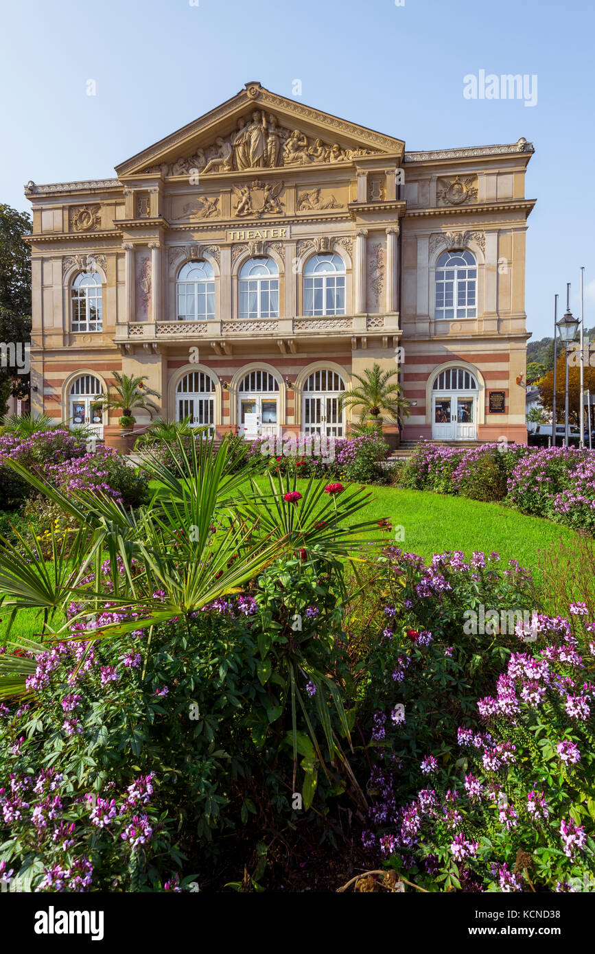 the theater of the spa town Baden-Baden, Baden-Wuerttemberg, outskirts of Black Forest, Germany Stock Photo