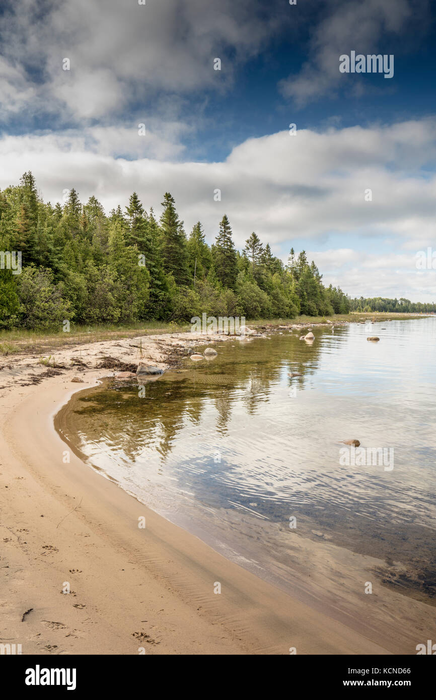 Shores of Misery Bay in Misery Bay Provincial Park on Manitoulin Island