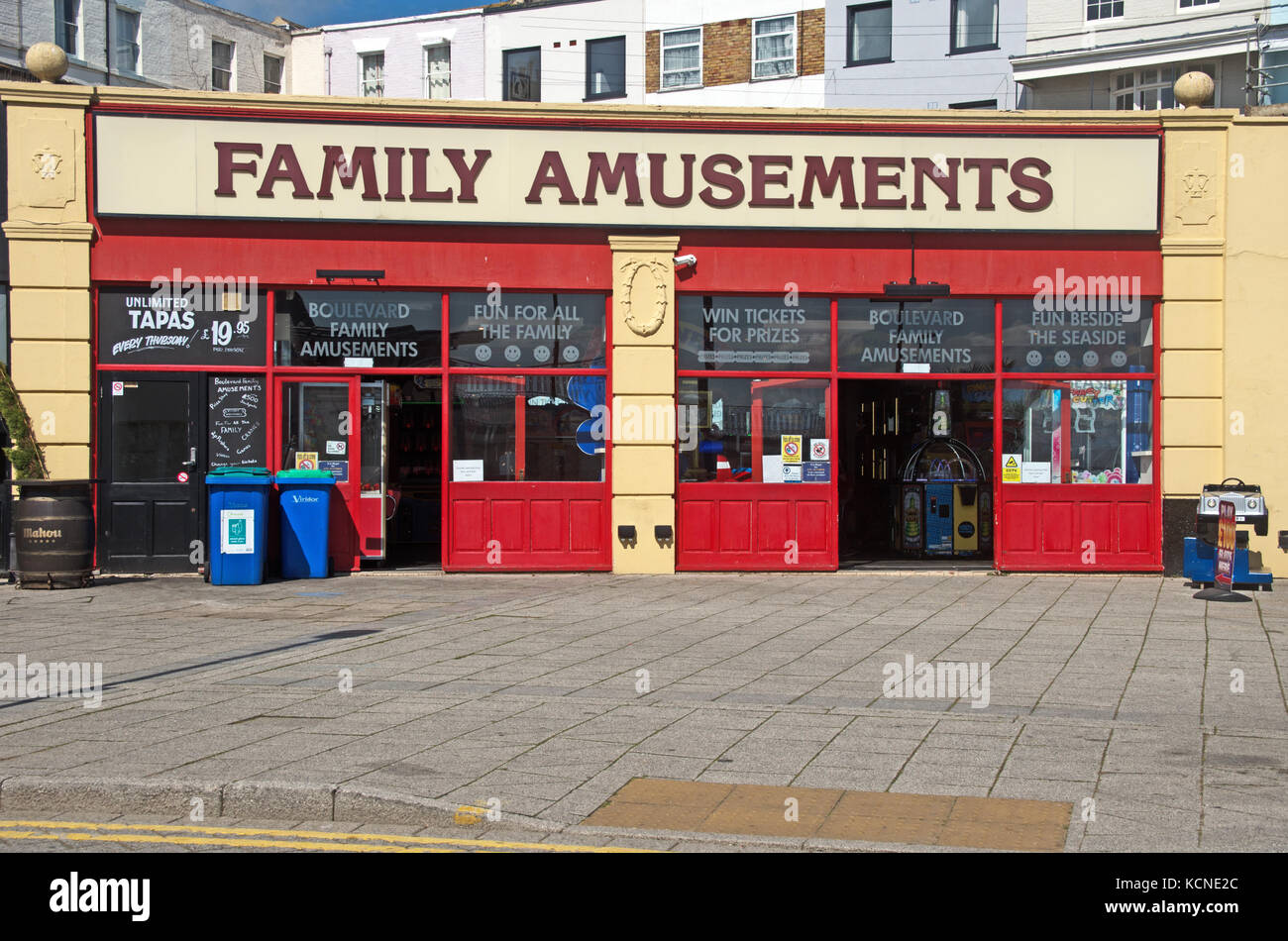 Ramsgate, Amusement Arcade, Kent, England Stock Photo - Alamy
