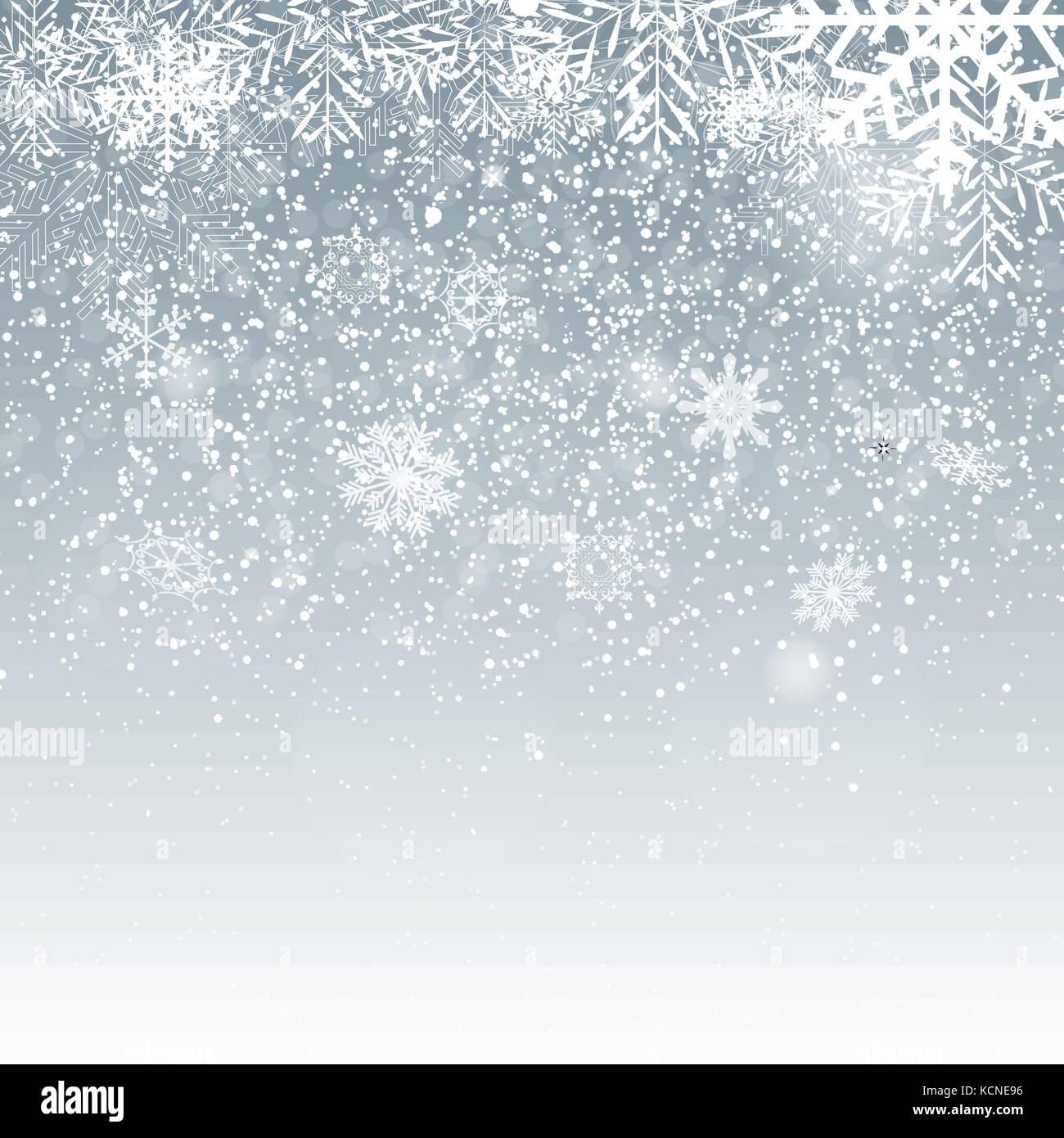 Snow png background. Realistic shine glitter snowfall background for  Christmas decoration isolated on transparent. Stock vector. Stock Vector