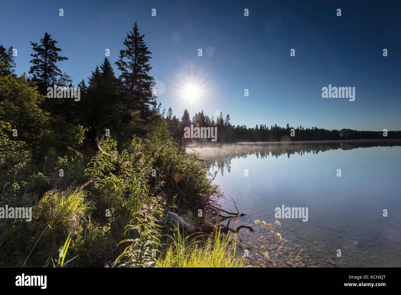 Clear Lake at the Glen Beag picnic grounds in Riding Mountain National