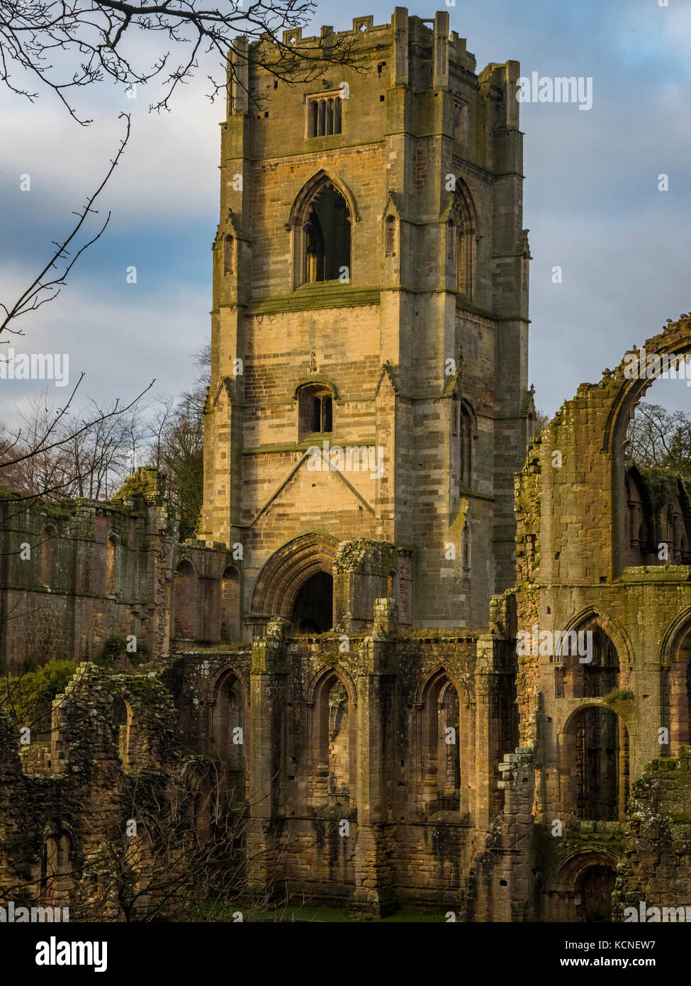 Fountains Abbey, North Yorkshire Stock Photo Alamy