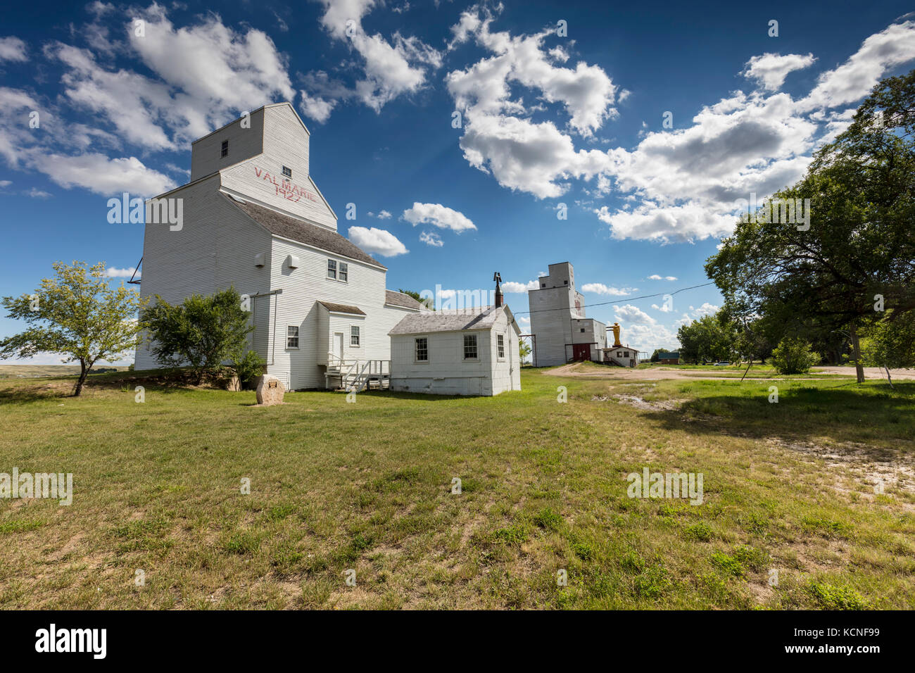Old Val Marie Grain Elevator in Val Marie, Saskatchewan Canada a