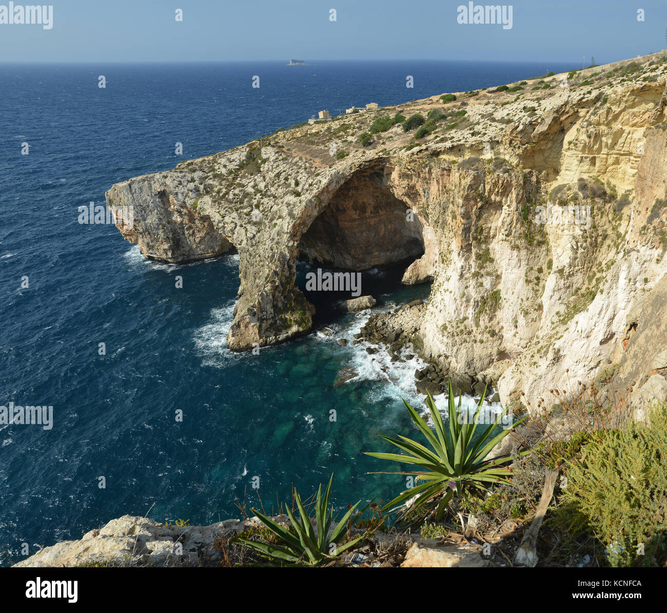 Blue Grotto Malta Stock Photo - Alamy