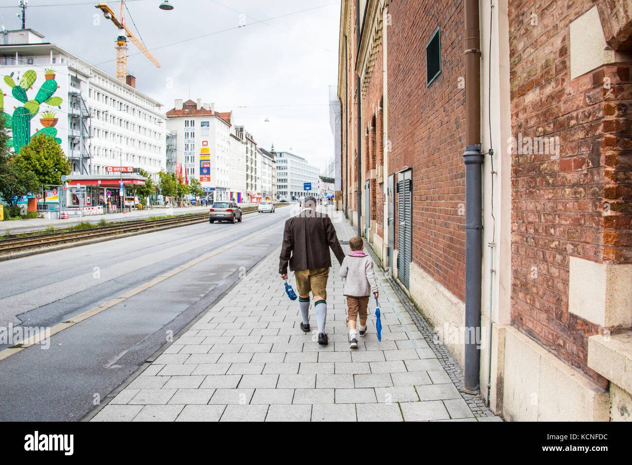 Father and son, Octoberfest, Munich, Germany Stock Photo Alamy