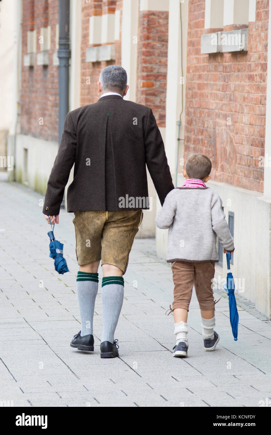 Father and son, Octoberfest, Munich, Germany Stock Photo Alamy