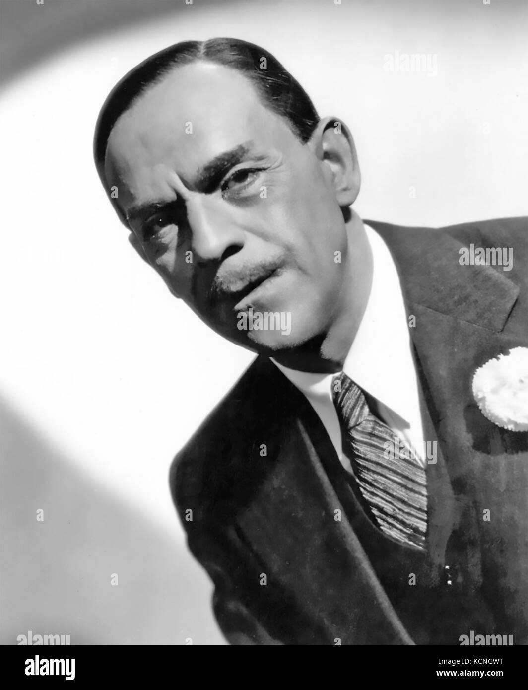 BORIS KARLOFF (1887-1969) English film actor about 1940 Stock Photo