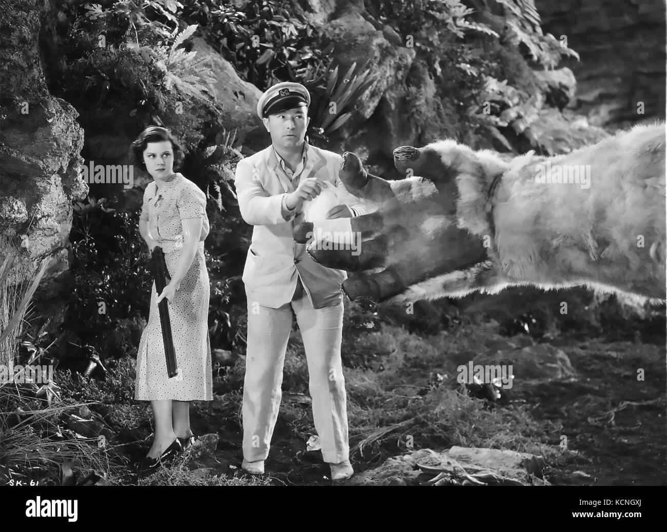 SON OF KONG 1933 RKO Radio Pictures film with Robert Armstrong and Helen Mack Stock Photo