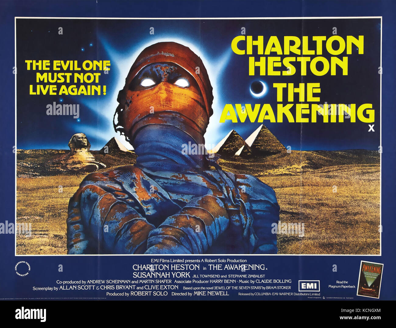 THE AWAKENING 1980 Warner Bros horror film with Charlton Heston Stock Photo