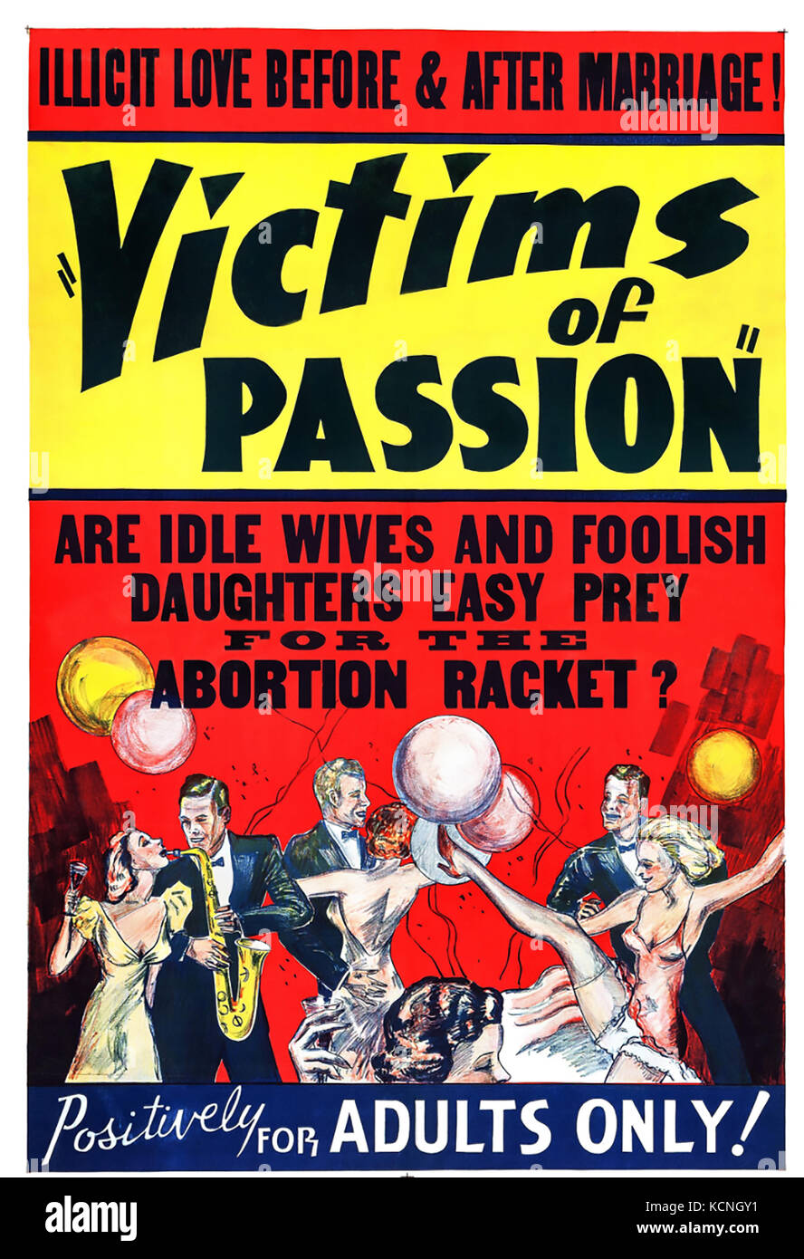 VICTIMS OF PASSION aka Race Suicide 1938 Willis Kent Productions film Stock Photo