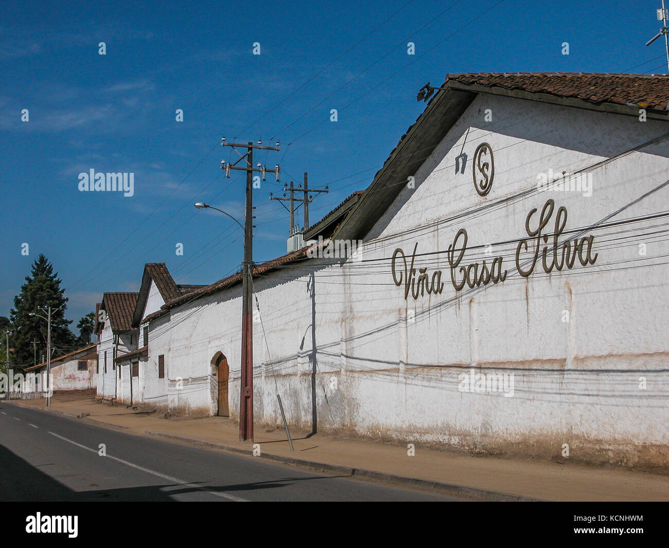 Casa Silva winery at San Fernando, Colchagua, Chile Stock Photo