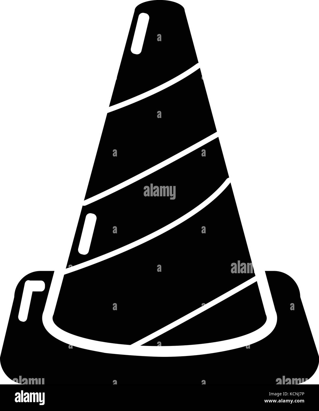 Cone road icon, simple black style Stock Vector Image & Art - Alamy