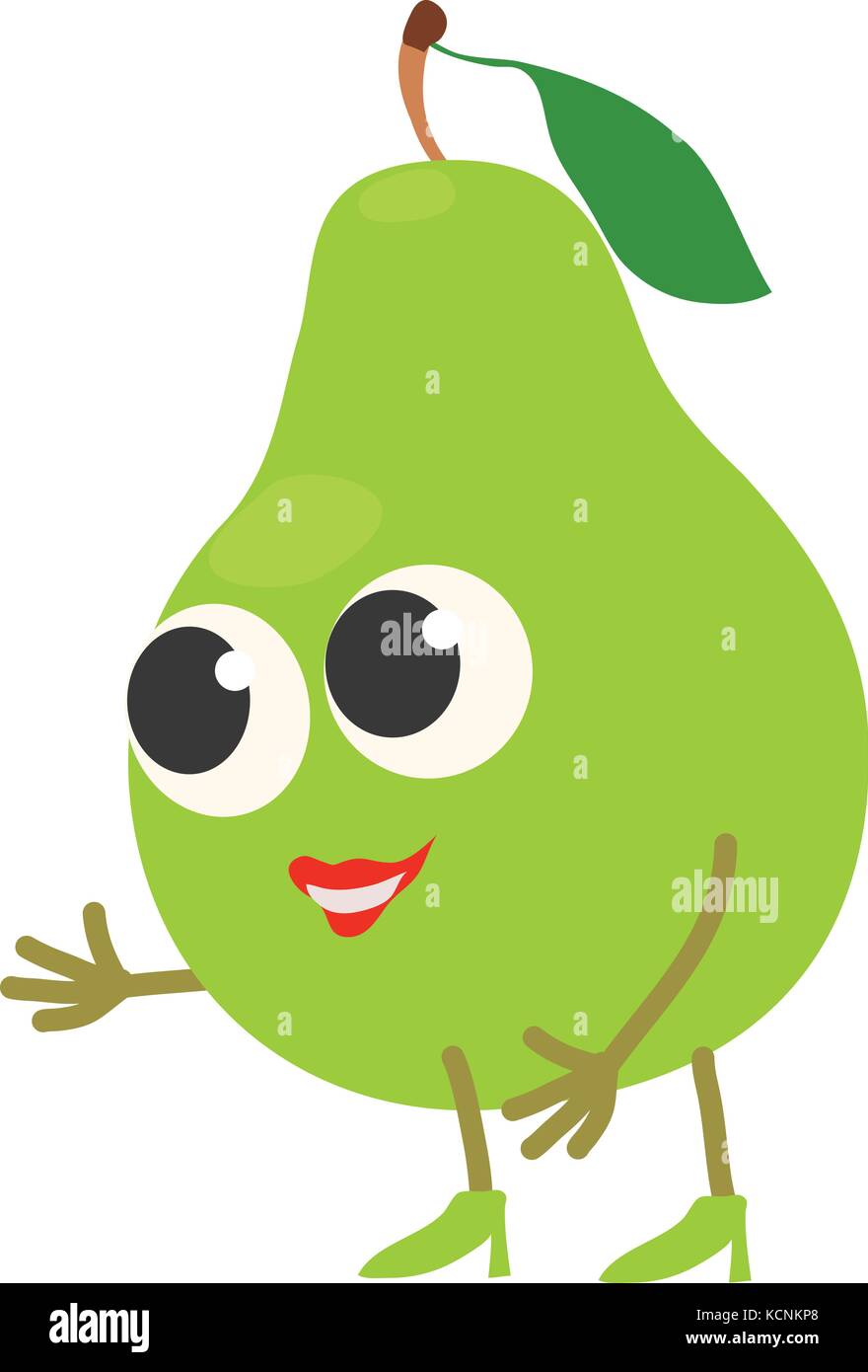 Cut pear icon, cartoon style Stock Vector Image & Art - Alamy