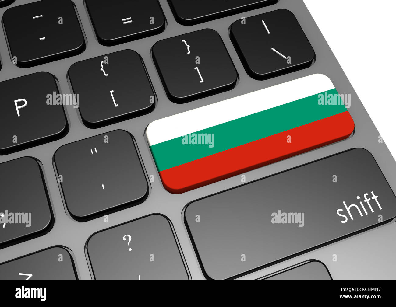 Bulgaria keyboard image with hi-res rendered artwork that could be used ...