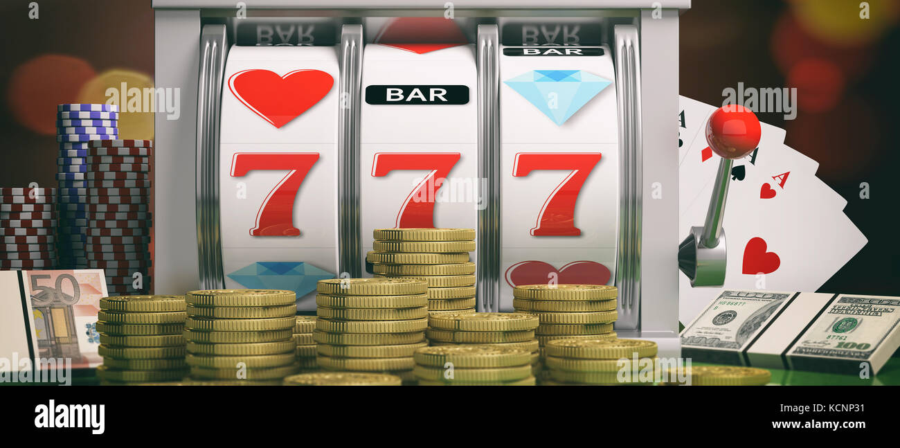 Slot machine jackpot illustration hi-res stock photography and images -  Alamy