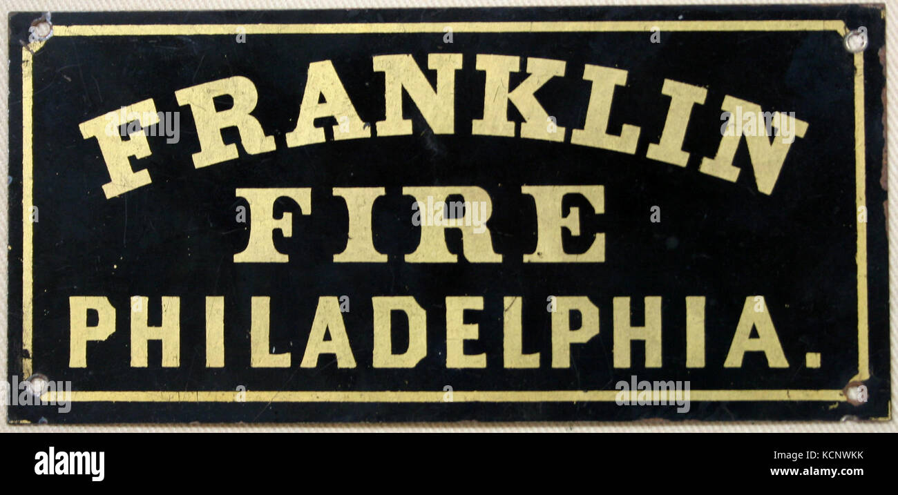 Franklin Fire Insurance Company of Philadelphia Stock Certificate 