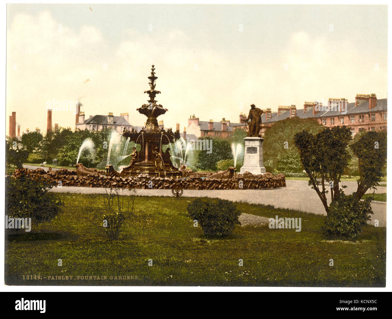 Fountain Gardens, Paisley, Scotland LCCN2002695033 Stock Photo Alamy