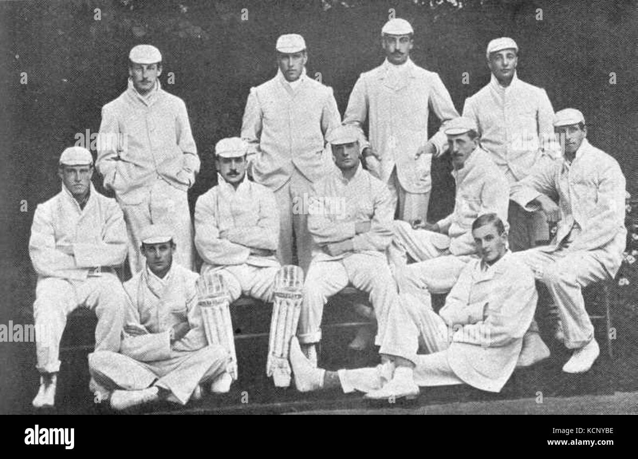 Cambridge univ cricket 1899 Stock Photo Alamy