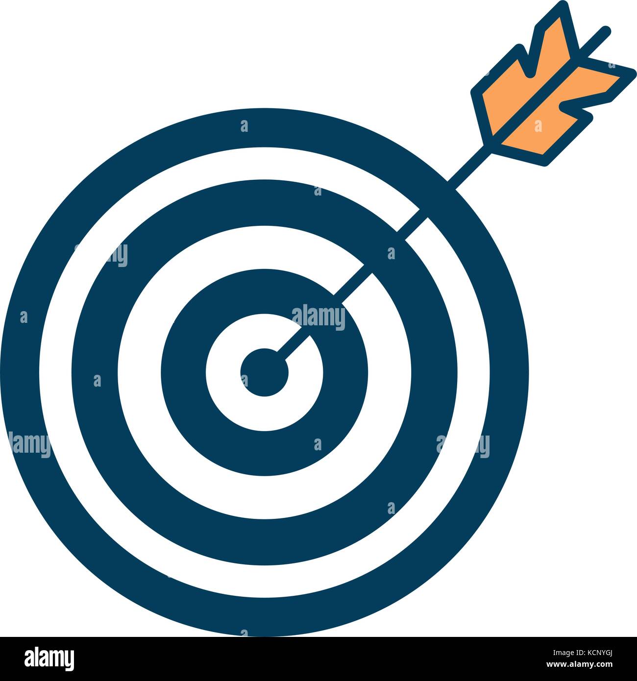 target with arrow icon vector illustration design Stock Vector Image ...
