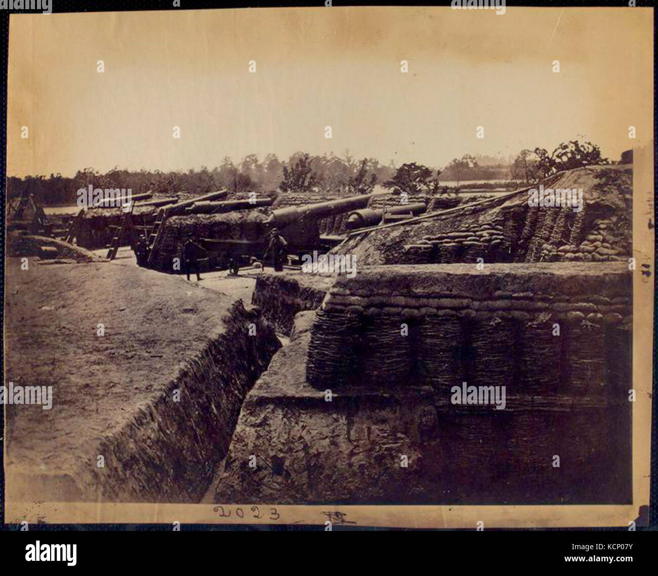 Battery no. 1 near Yorktown. (3110838392 Stock Photo Alamy