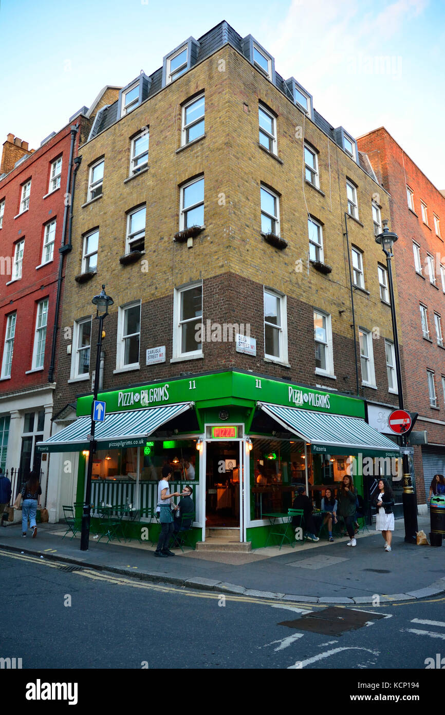 Pizza Pilgrims restaurant in London, England, UK Stock Photo Alamy