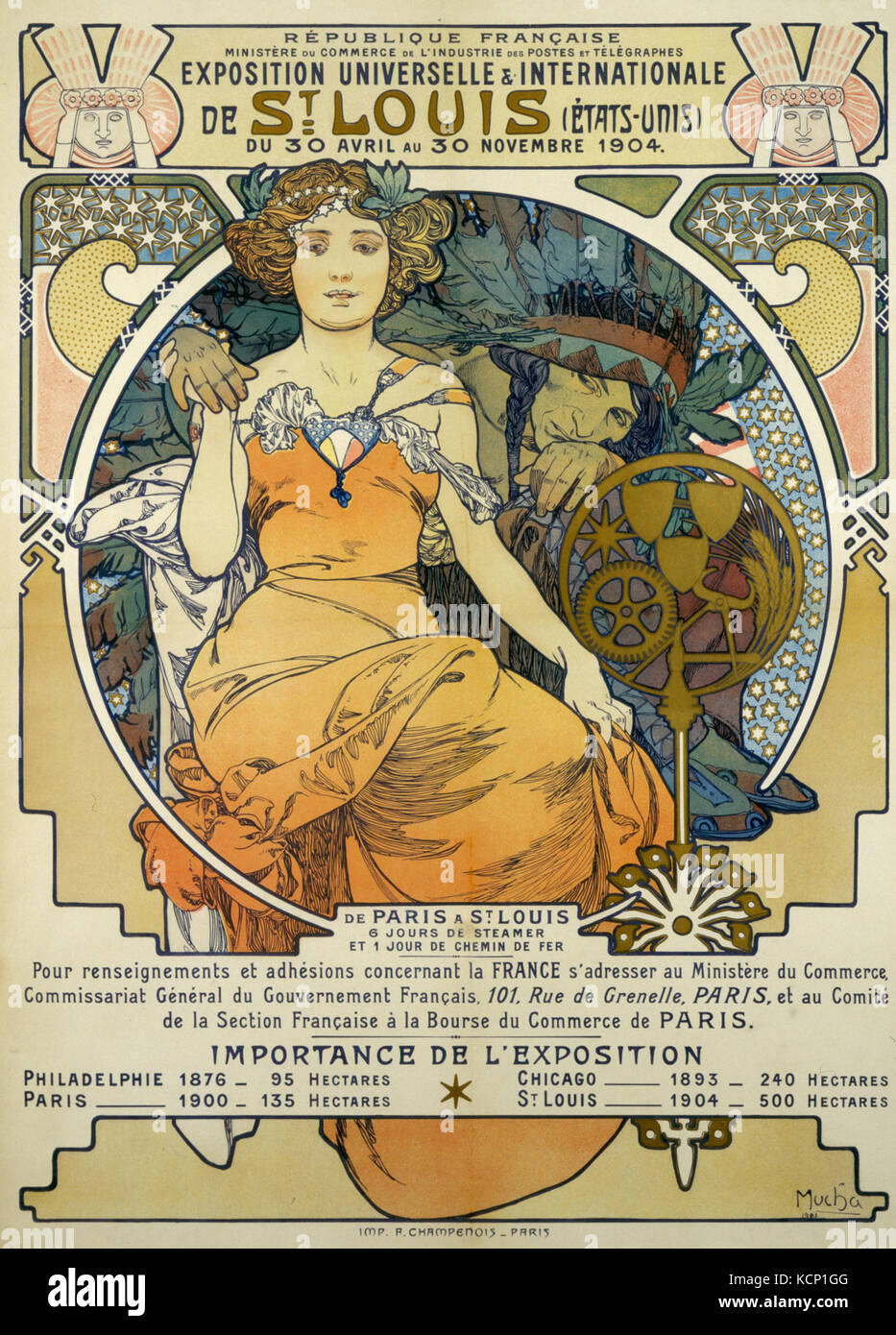 Exposition Universelles et Internationale de St. Louis (Etats Unis) du