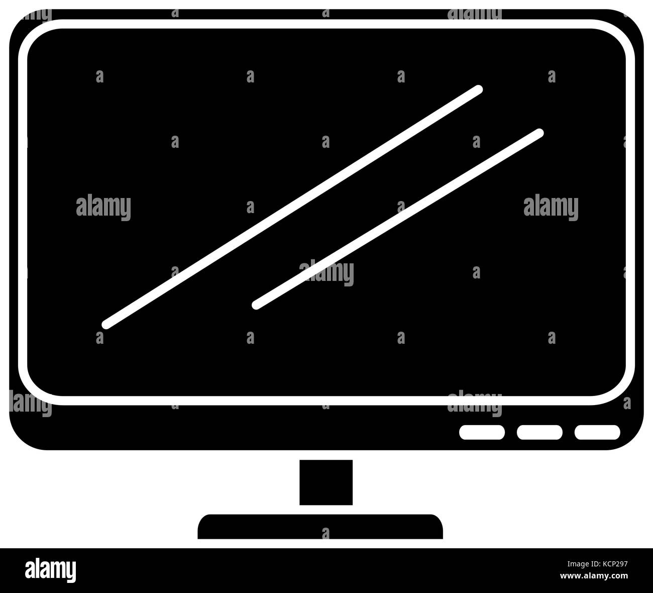 computer display isolated icon vector illustration design Stock Vector ...