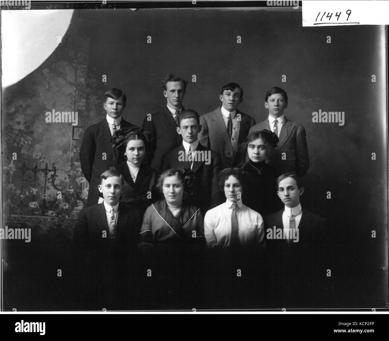 College Corner High School junior class 1912 (3190663449 Stock Photo