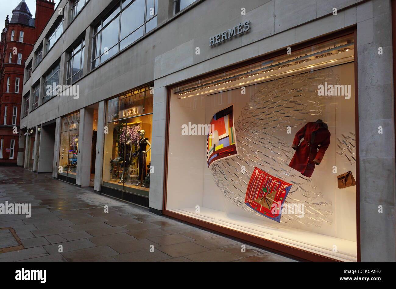 Hermes store on Sloane Street, London, UK Stock Photo Alamy