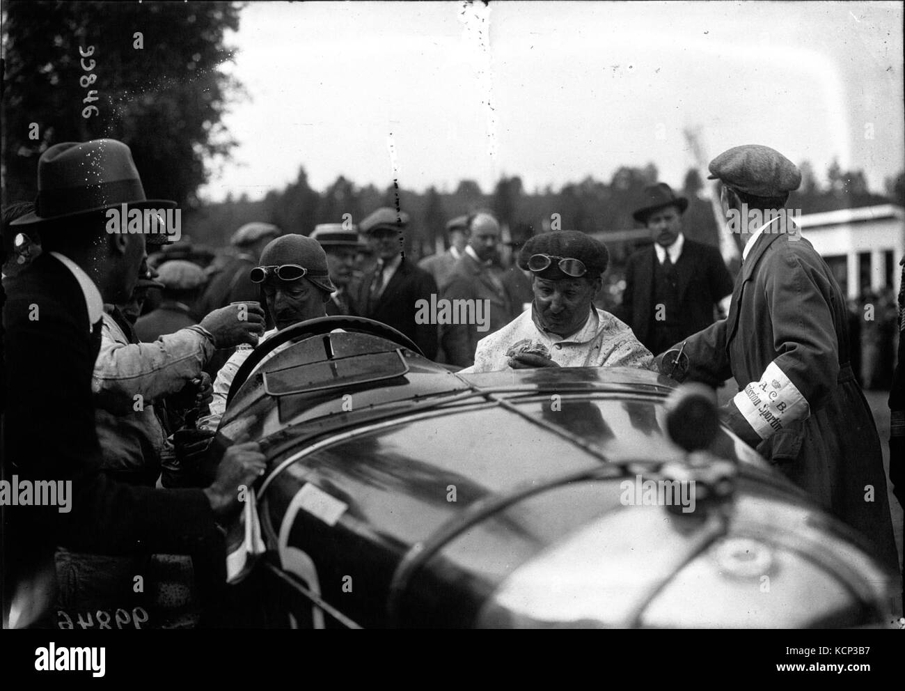 De Tornaco at the 1922 Belgian Grand Prix (2 Stock Photo - Alamy image.