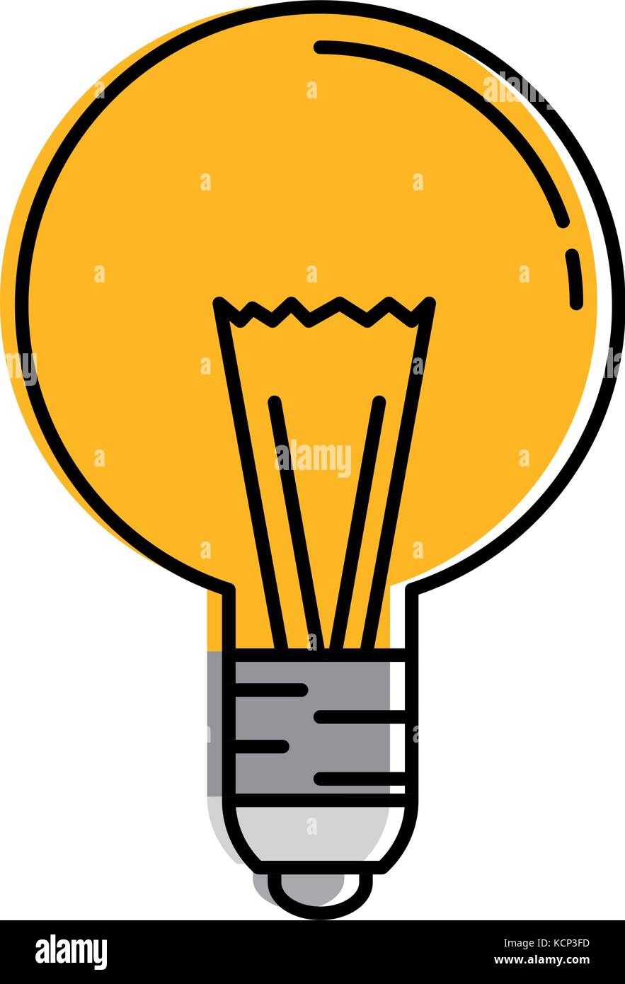bulb light isolated icon vector illustration design Stock Vector Image ...