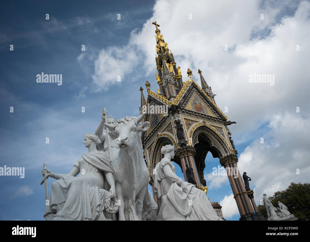 albert monument in London, England Stock Photo - Alamy