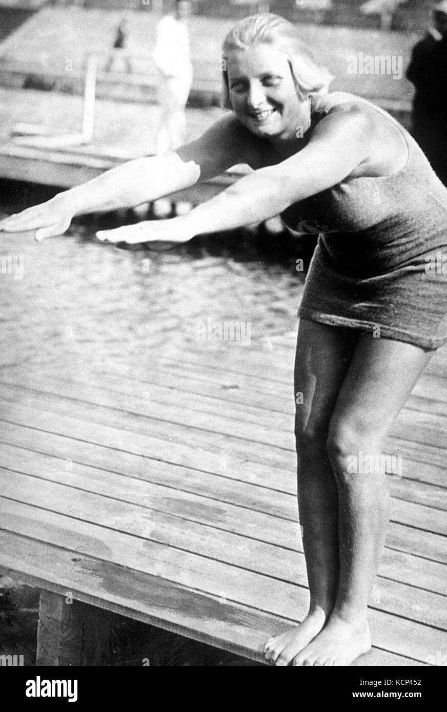 Ethelda Bleibtrey 1920 Stock Photo Alamy