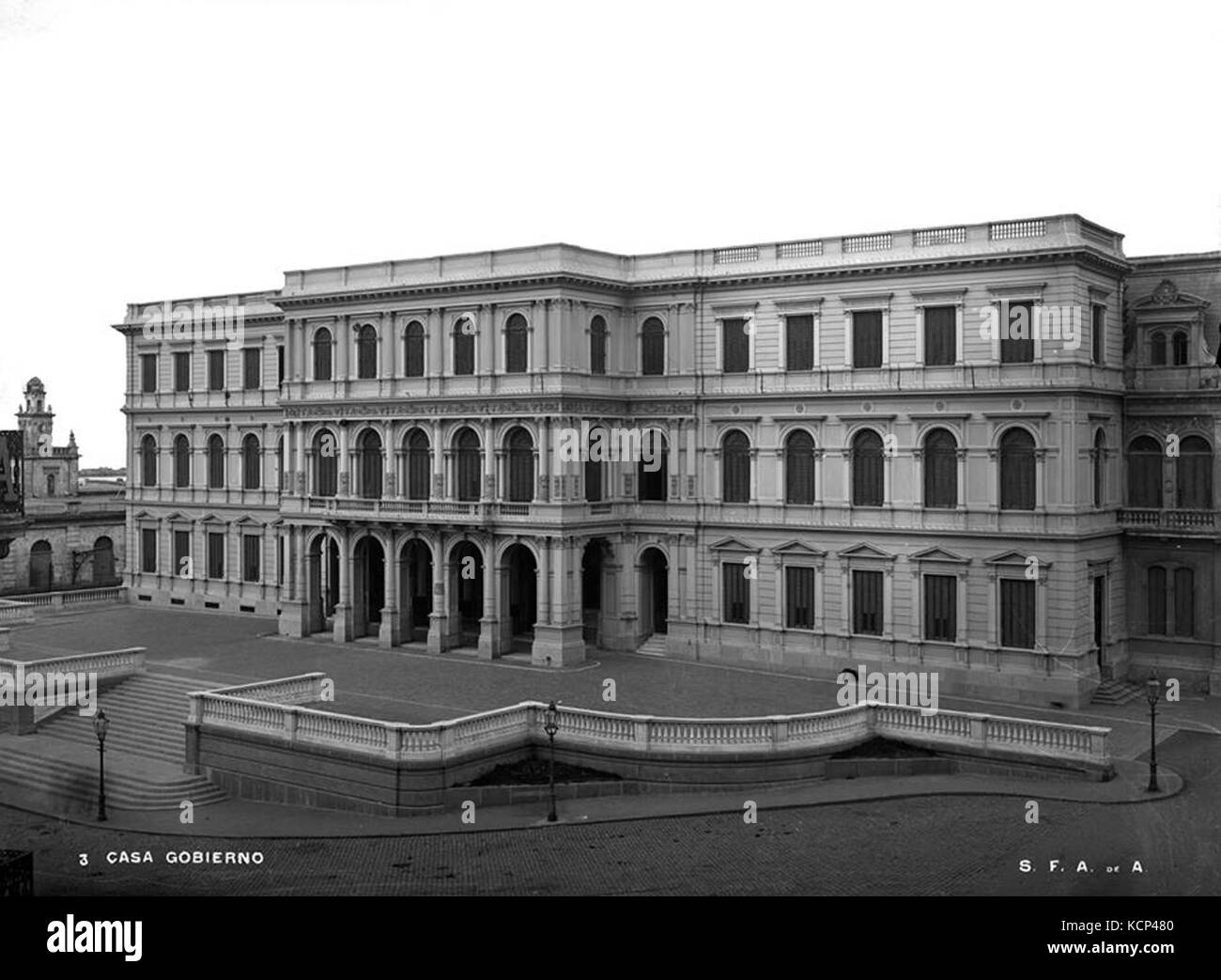 Casa.gobierno aduanataylor 1890 Stock Photo