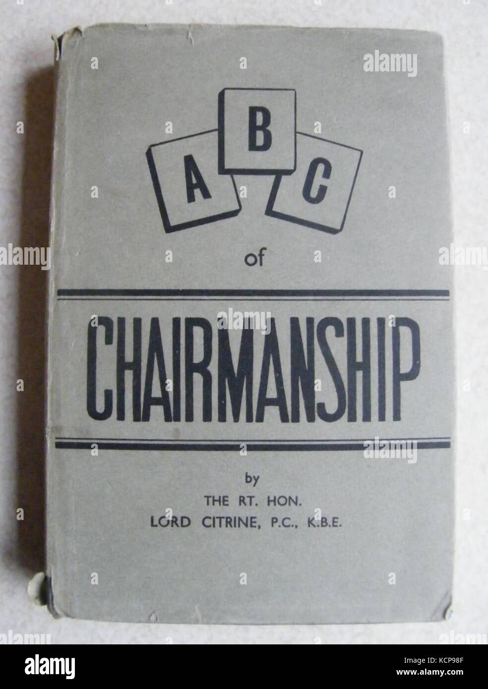 ABC of Chairmanship Stock Photo Alamy