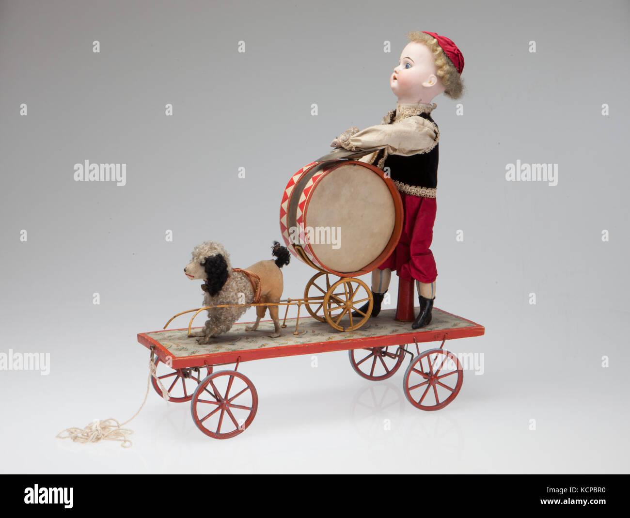 Drummer Boy Mechanical Pull Toy Stock Photo Alamy