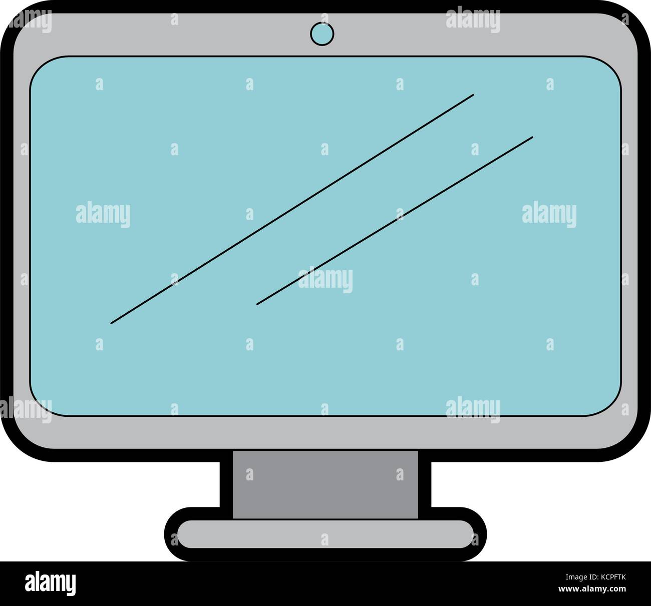 computer display isolated icon vector illustration design Stock Vector ...