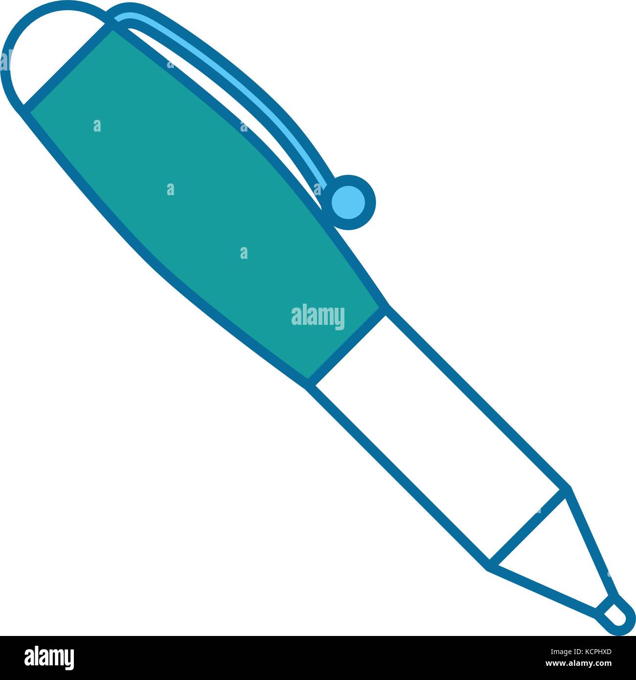 pen write isolated icon Stock Vector Image & Art - Alamy