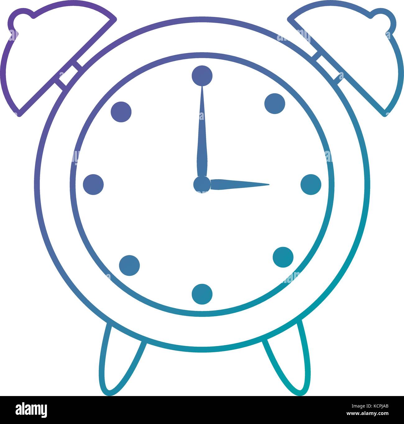 alarm clock isolated icon Stock Vector Image & Art - Alamy