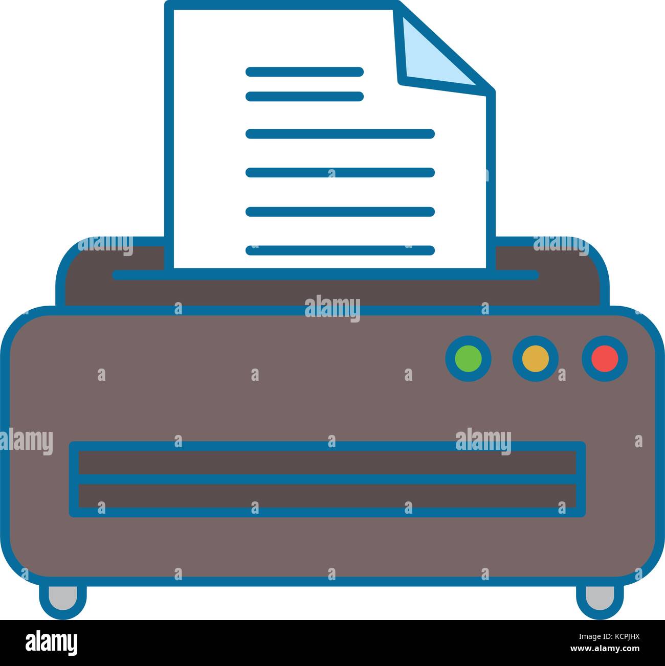 printer machine isolated icon Stock Vector Image & Art - Alamy