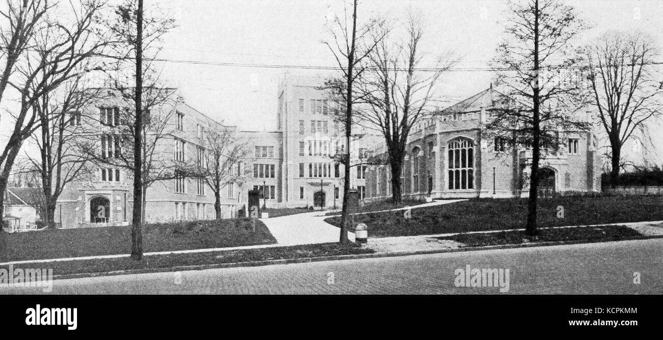 Flushing High School, New York City (1917 Stock Photo Alamy