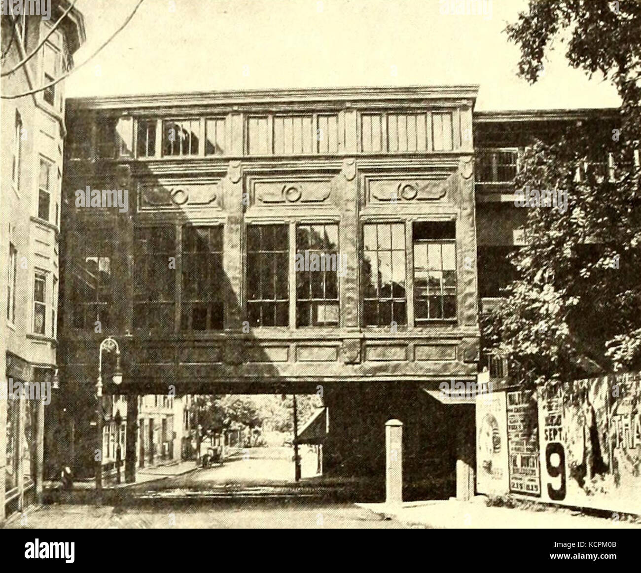 Green Street station from street level, 1912 Stock Photo Alamy