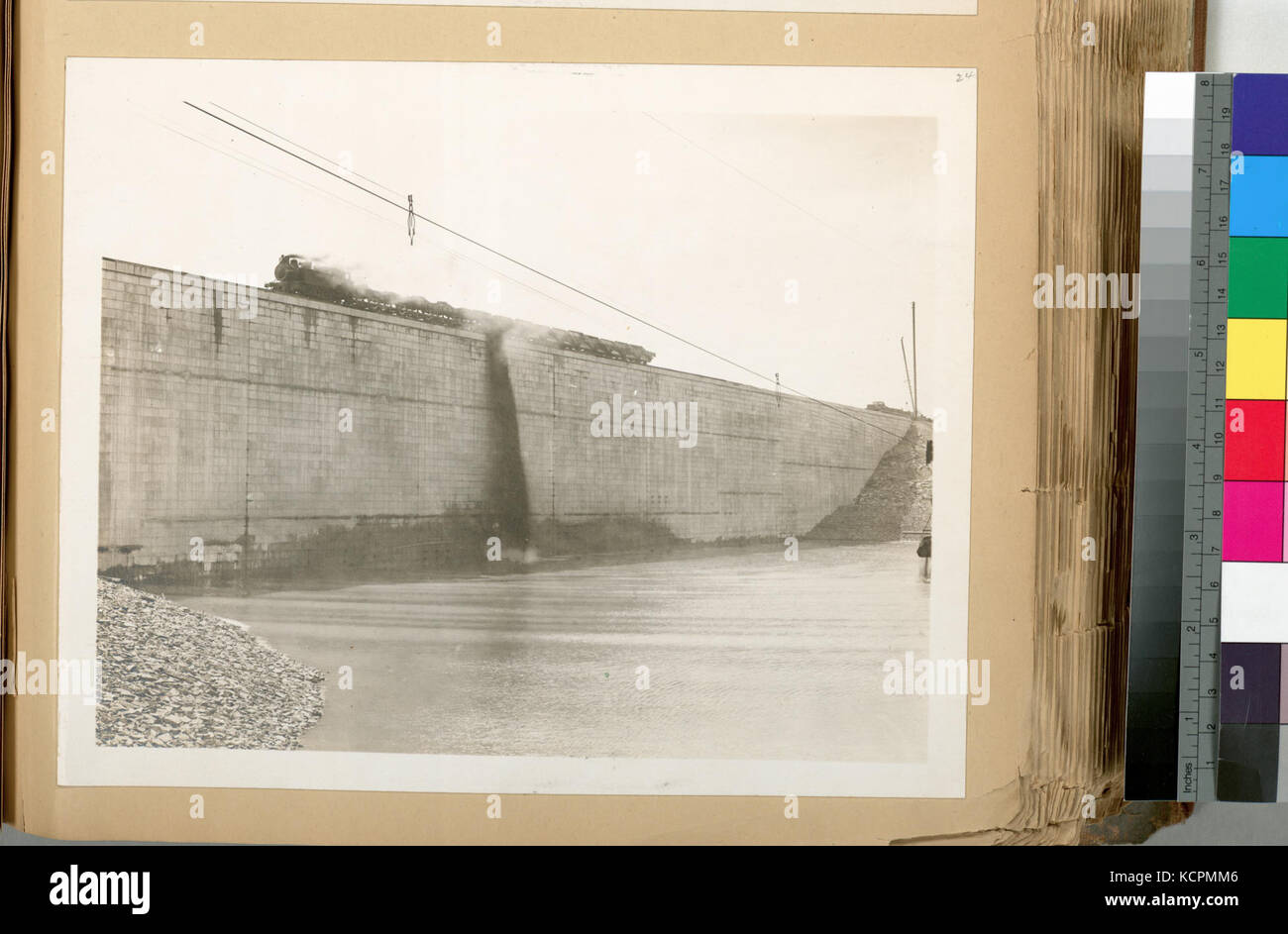 Ashokan Reservoir. View showing method of depositing fine selected