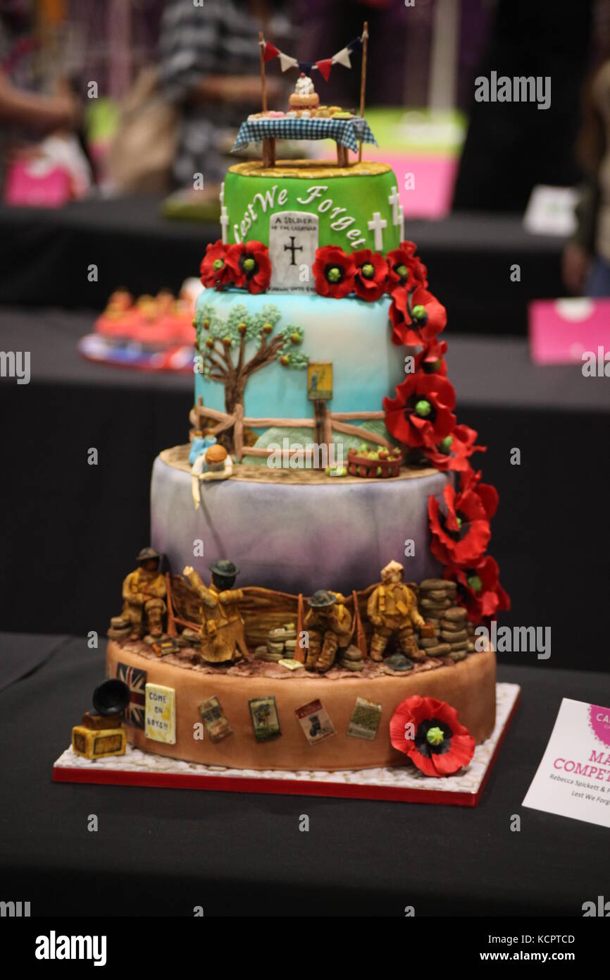 London, UK. 6th Oct, 2017. Cake Bake Show opens its doors in ExCel